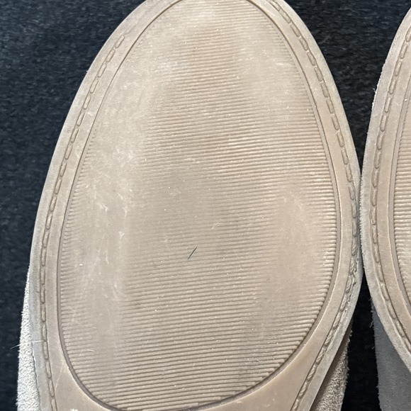 Lucky Brand Charsa 2 Women's 9.5 M Loafers Taupe Suede Slip On Shoes Comfort GUC - Picture 9 of 15